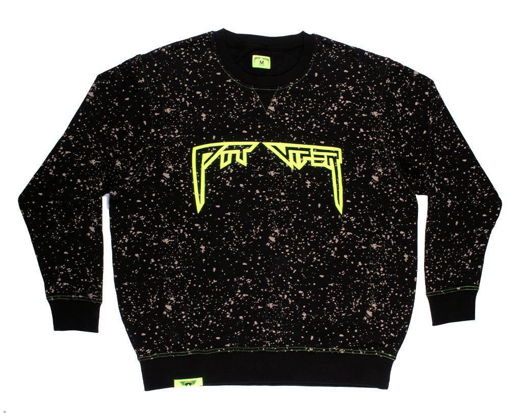 Pit Viper Underground Key Player Crewneck Shirts Black | UK NRSGJY-139