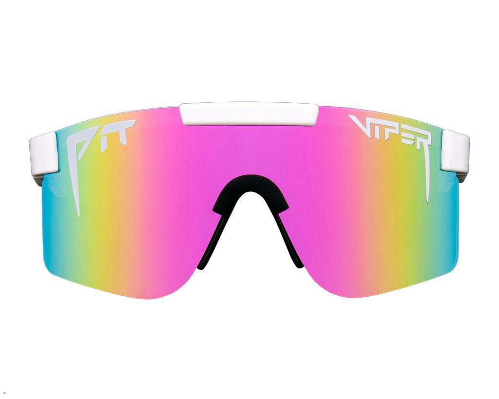 Pit Viper The Miami Nights Sunglasses White | UK ZHGPSW-195