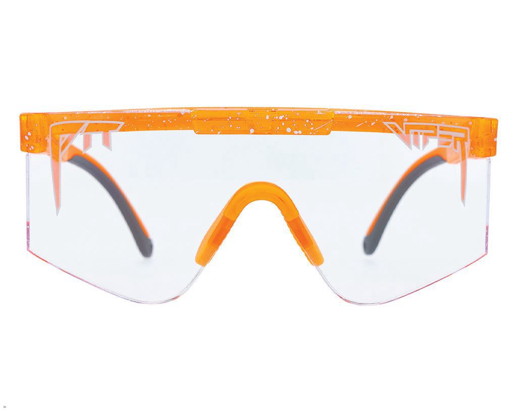 Pit Viper The Night Caulker 2000s Sunglasses Orange | UK VYQNST-268