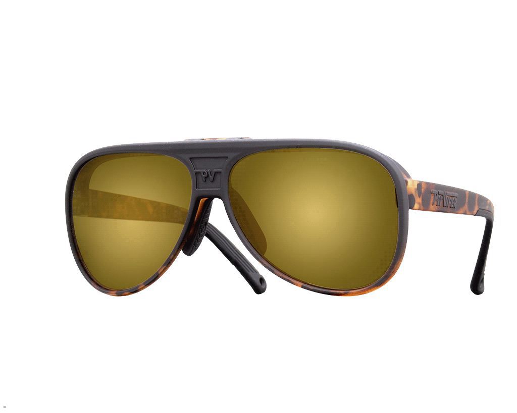 Pit Viper The Peninsula Lift-Offs Sunglasses Black | UK ZPYCEM-476