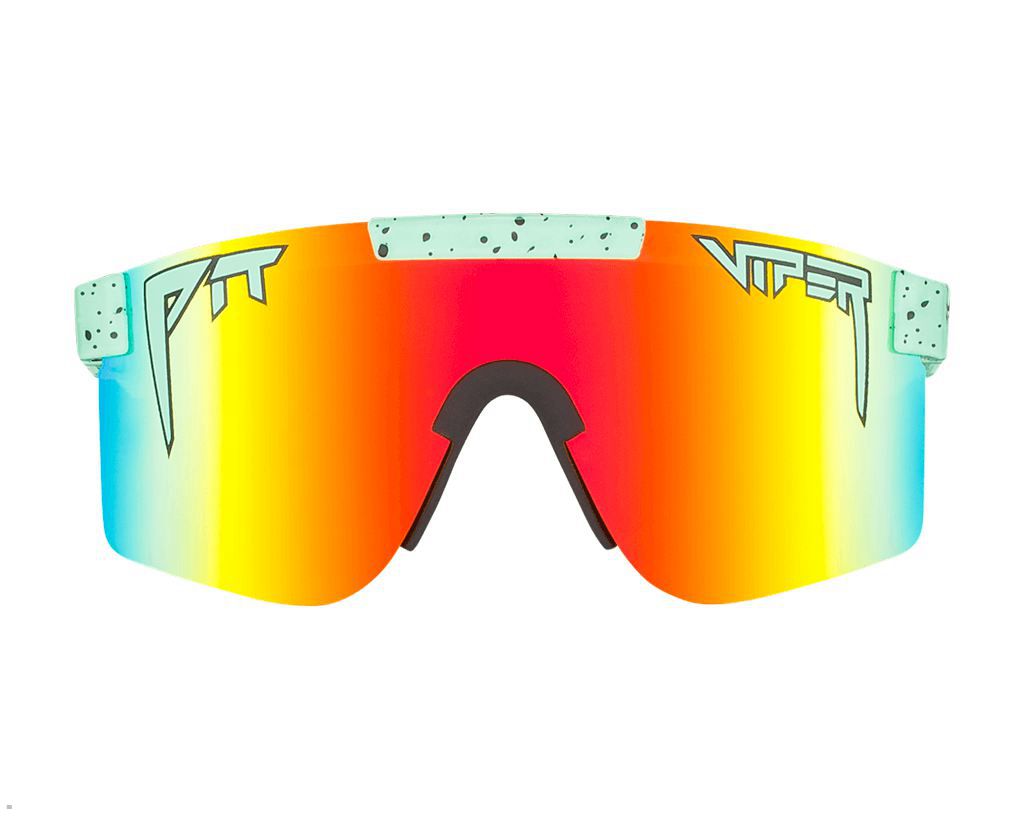 Pit Viper The Poseidon Polarized Sunglasses Turquoise | UK YWGMSA-842